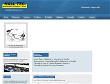 Tablet Screenshot of halltecinstrumentos.com.br